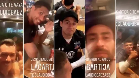 El plantel despidió a Claudio Baeza.