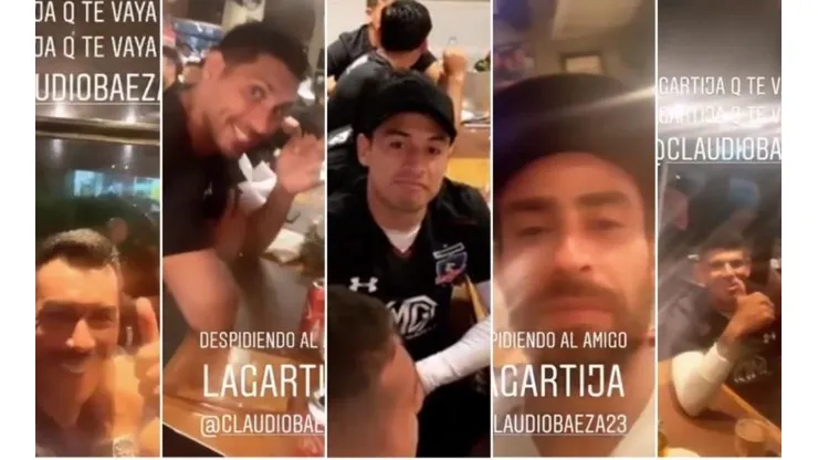 El plantel despidió a Claudio Baeza.