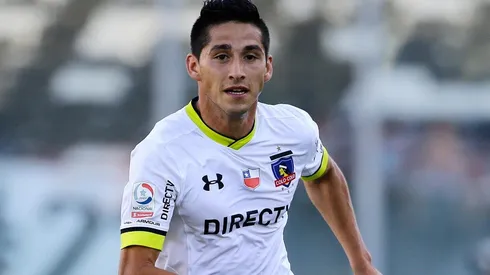 Juan Delgado en su último año en Colo Colo.
