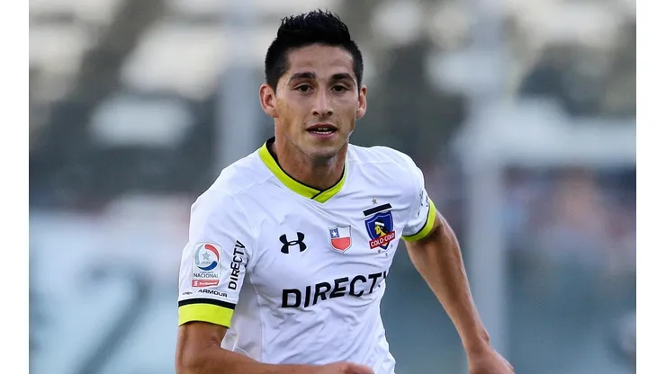 Juan Delgado en su último año en Colo Colo.
