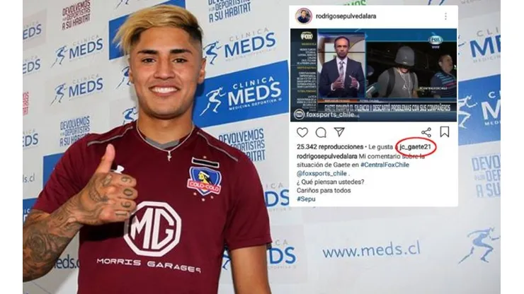Gaete el día de sus exámenes físicos.