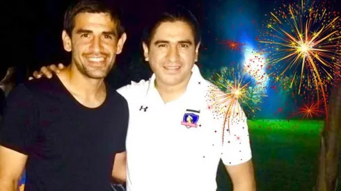 Julio Barroso con su primo Ariel Puchetta