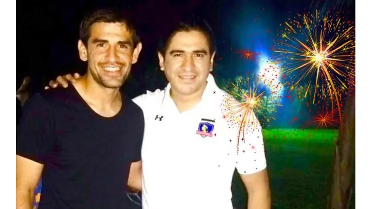 Julio Barroso con su primo Ariel Puchetta