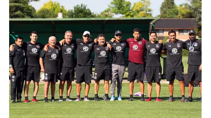 Cuerpo técnico, médico y gerencial en la pretemporada.