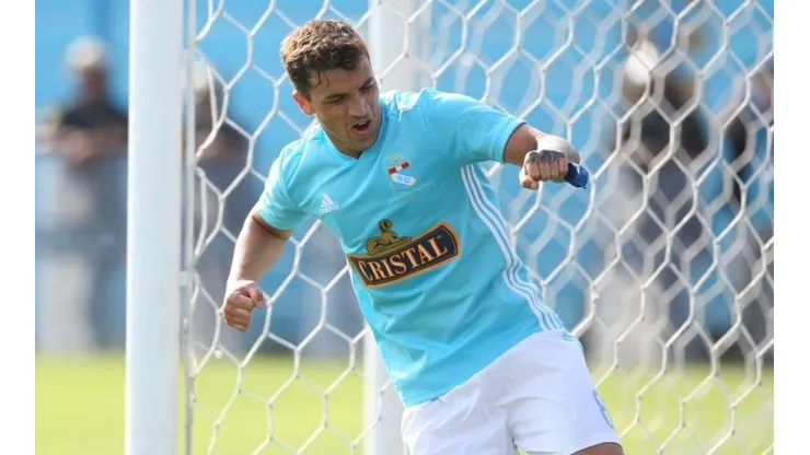 Gabriel Costa celebrando uno de sus 26 goles en 2018.