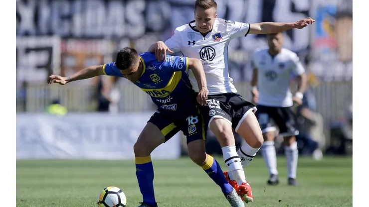 Everton vs Colo Colo - 02 DE SEPTIEMBRE DE 2018/VI�A DEL MAR, durante el partido valido por la fecha 22 del Campeonato Scotiabank 2018, entre Everton vs Colo Colo, disputado en el Estadio Sausalito.FOTO: LEONARDO RUBILAR CHANDIA/AGENCIAUNO