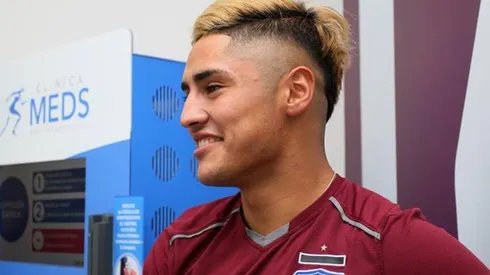 Gaete el día que se hizo los exámenes para firmar en Colo Colo.