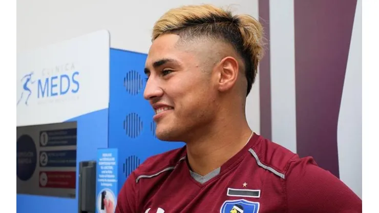 Gaete el día que se hizo los exámenes para firmar en Colo Colo.