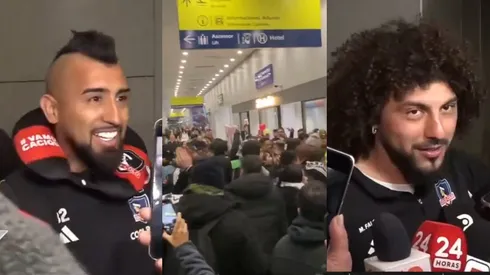 Colo Colo llegó a Chile tras clasificar a cuartos de final de Copa Libertadores.