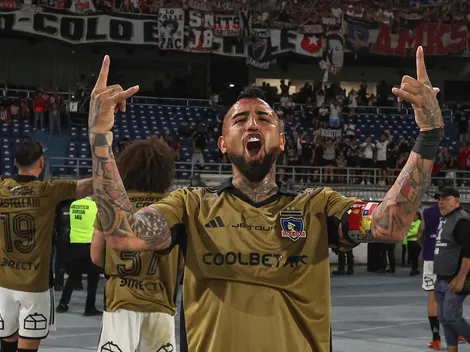 La felicidad de Vidal por la clasificación de Colo Colo a cuartos de final