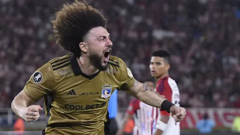 Falcón anotó para Colo Colo ante Junior.