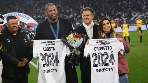 Colo Colo viene de homenajear a Yasmani Acosta y Francisca Crovetto