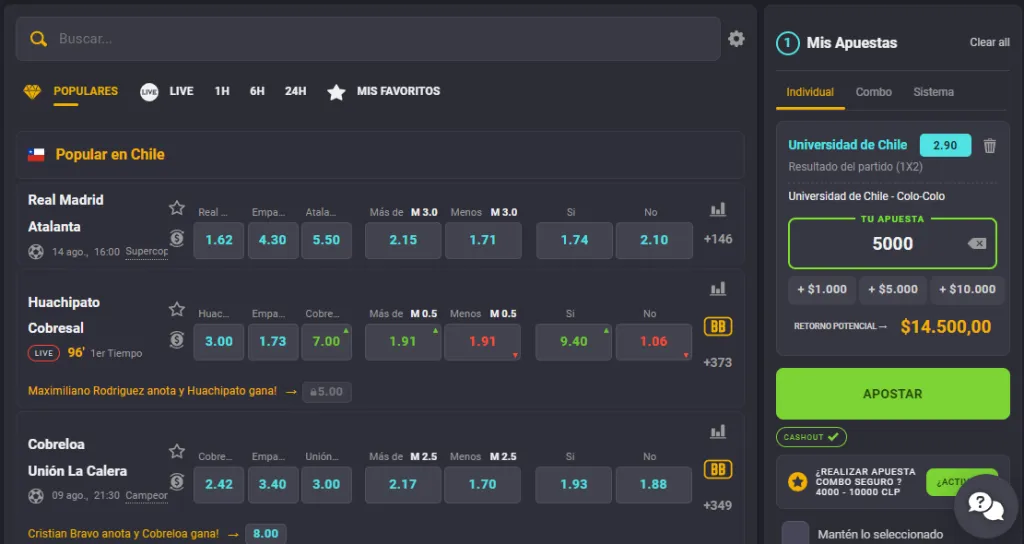 Cómo apostar en Coolbet