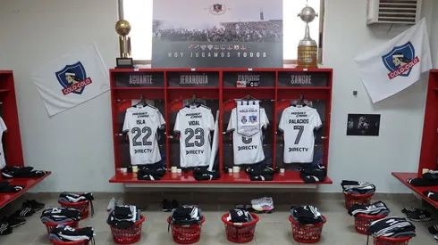 El camarín de Colo Colo en el Nacional