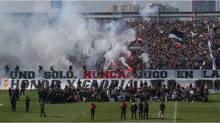 Revisa las mejores fotos del Arengazo de Colo Colo previo al Superclásico.
