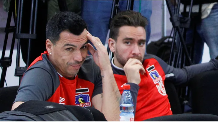 Esteban Paredes no olvida el pasado de Matías Zaldivia en Colo Colo.,