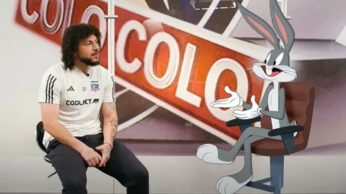 Maxi Falcón conversó con el conejo Bugs Bunny.