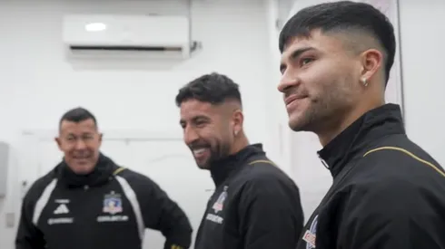 El primer día de Cristián Riquelme en Colo Colo.