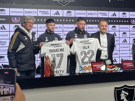 Isla y Riquelme fueron presentados como refuerzos de Colo Colo