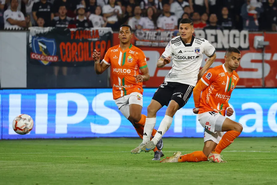 Lucas Cepeda volvió a anotar con la camiseta de Colo Colo. Imagen: Marcelo Hernandez/Photosport