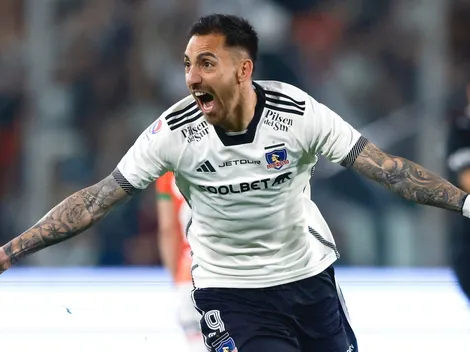 La felicidad de Javier Correa tras su gol ante Cobresal