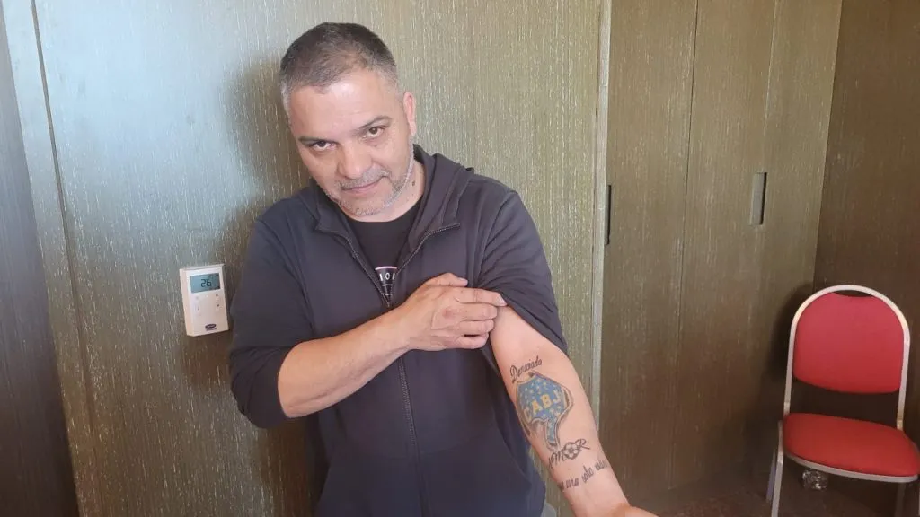 Walter Contreras le rogó a Jorge Almirón por un triunfo de Colo Colo en el estadio de River | Foto: DaleAlbo