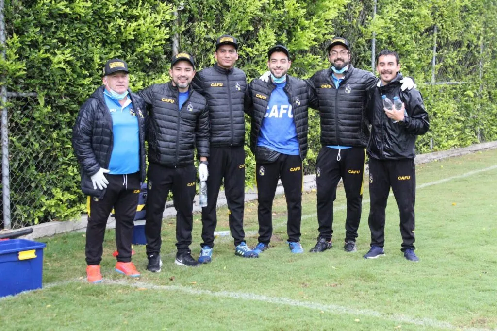 Abdón Gallardo en Coquimbo Unido, el último de izquierda a derecha. Imagen: Archivo