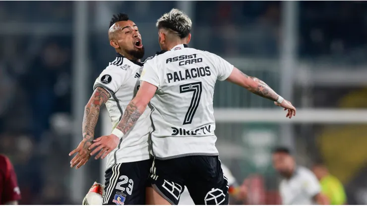Carlos Palacios anota y empareja el Colo Colo vs River Plate por Copa Libertadores.