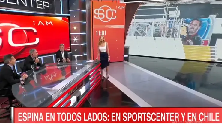 Marcelo Espina se sorprende con mural de Colo Colo.