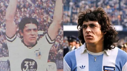 René Houseman vistió la camiseta de River Plate y Colo Colo.