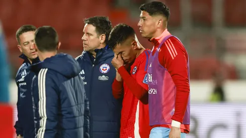 Vicente Pizarro sufrió una lesión en la Selección Chilena.