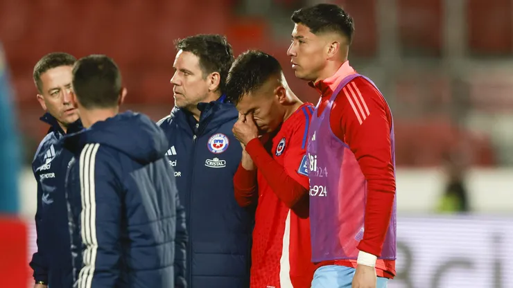 Vicente Pizarro sufrió una lesión en la Selección Chilena.