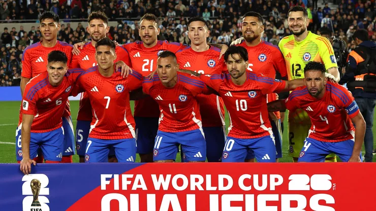 Futbol, Argentina vs Chile Sexta fecha, eliminatorias al mundial 2026. Los jugadores de la seleccion chilena son fotografiados durante el partido de clasificacion al mundial 2026 contra Argentina disputado en el estadio Monumental de Buenos Aires, Argentina. 05/09/2024 Alejandro Pagni/Photosport Football, Argentina vs Chile 6nd turn, 2026 World cup qualifiers. Chiles players are pictured during the 2026 World Cup qualifier match against Argentina held at the Monumental stadium in Buenos Aires, Argentina. 05/09/2024 Alejandro Pagni/Photosport