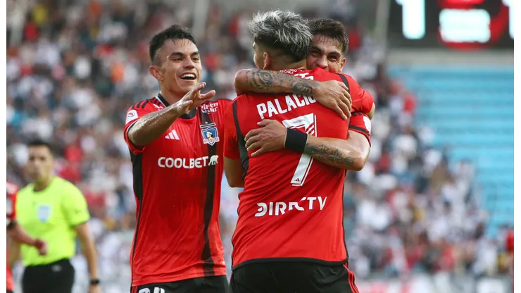 Los jugadores de Colo Colo festejan la victoria ante Magallanes en la final de la Copa Chile 2023.