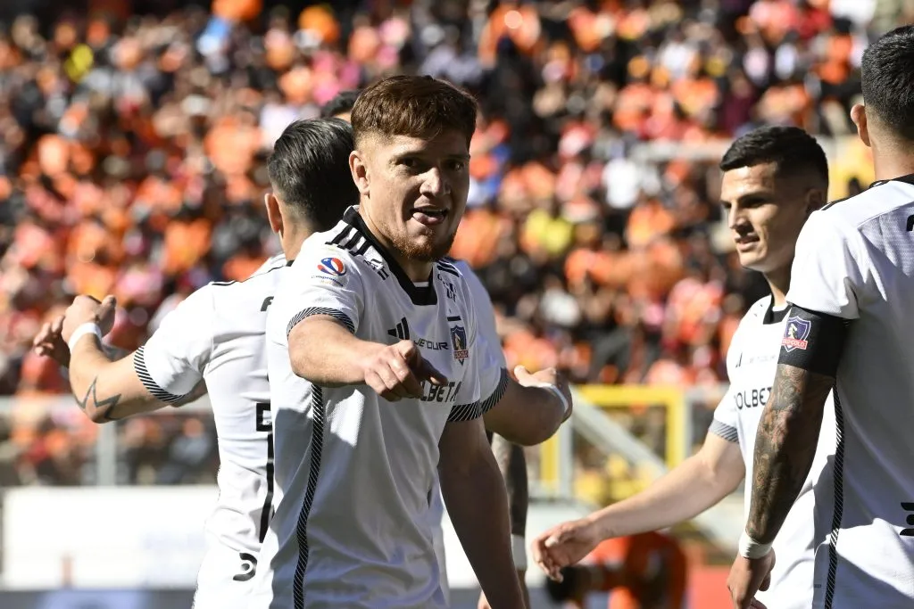 Leonardo Gil le dio el triunfo a Colo Colo en Calama. (Foto: Photosport)
