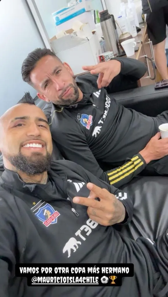 Instagram: Historia de Instagram de Arturo Vidal