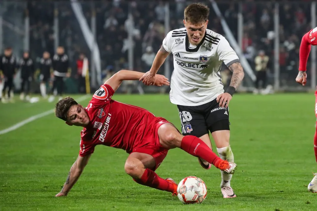 Lucas Soto en el partido frente a Ñublense por el Campeonato Nacional. (Foto: Photosport)