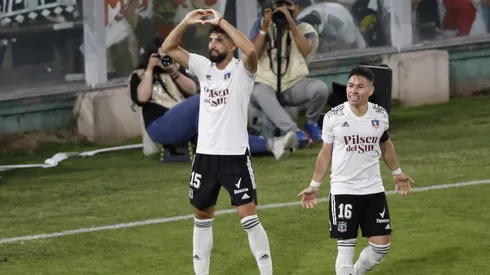 La celebración de Emiliano Amor tras el gol a Deportes Melipilla en 2021. | Imagen: Photosport.