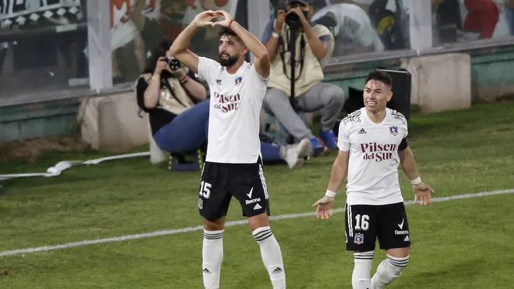La celebración de Emiliano Amor tras el gol a Deportes Melipilla en 2021. | Imagen: Photosport.