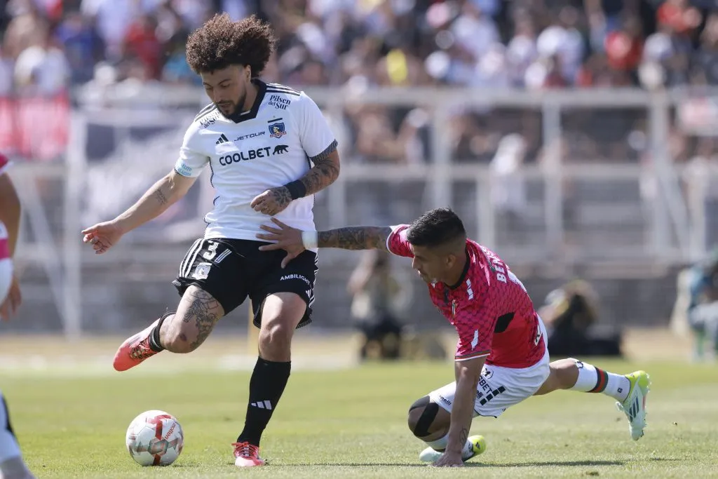 Falcón tuvo un buen partido ante Palestino en La Cisterna | Foto: Photosport