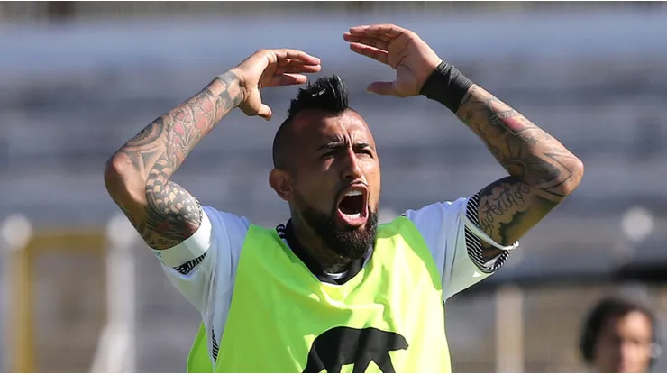 La gran arenga de Arturo Vidal previo al triunfo de Colo Colo ante Palestino.