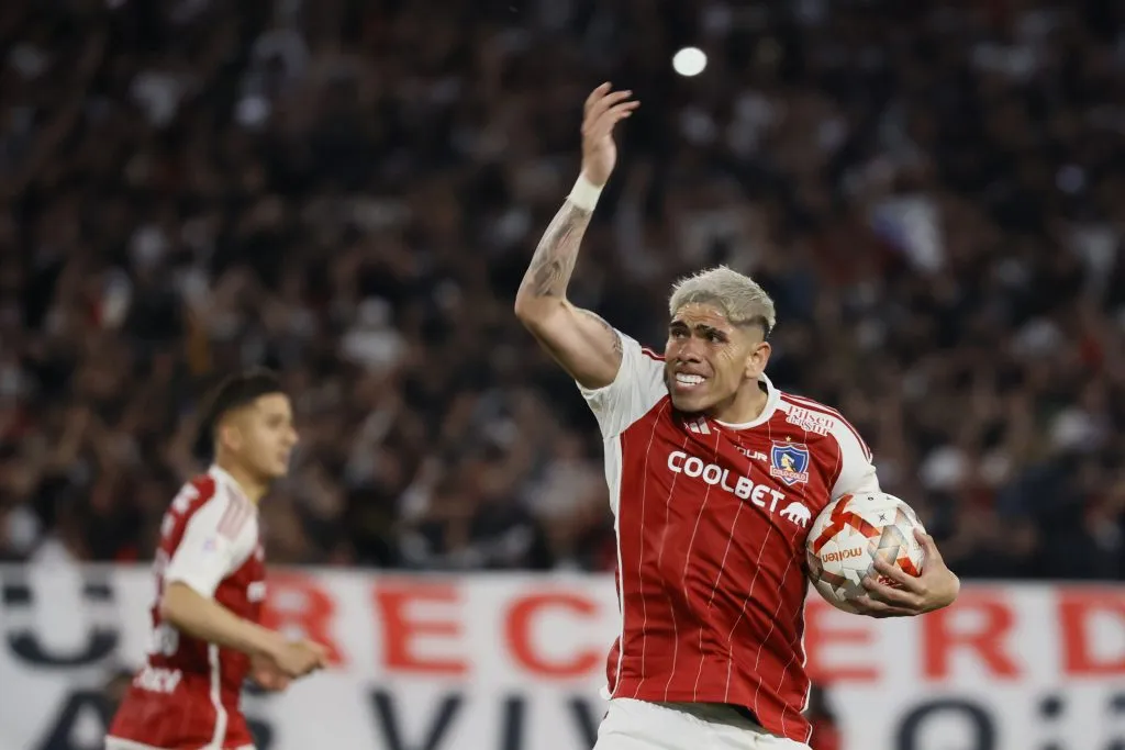 Carlos Palacios en el partido frente al Audax Italiano. (Foto: Photosport)