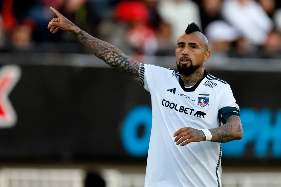 Arturo Vidal guio a Colo Colo a una nueva victoria. Imagen: Andres Pina/Photosport