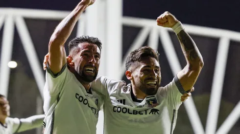 La felicidad de Marcos Bolados tras darle el triunfo a Colo Colo.