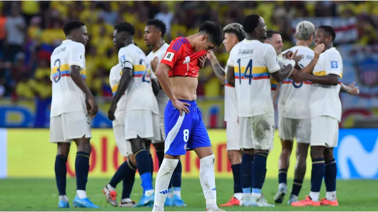Tabla: Chile se hunde en las Eliminatorias al perder con Colombia.