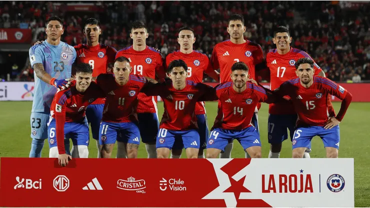 Formación confirmada de Chile para visitar a Colombia.
