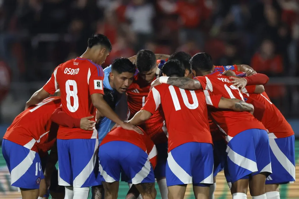 El equipo de la Selección Chilena reunido. (Foto: Photosport)