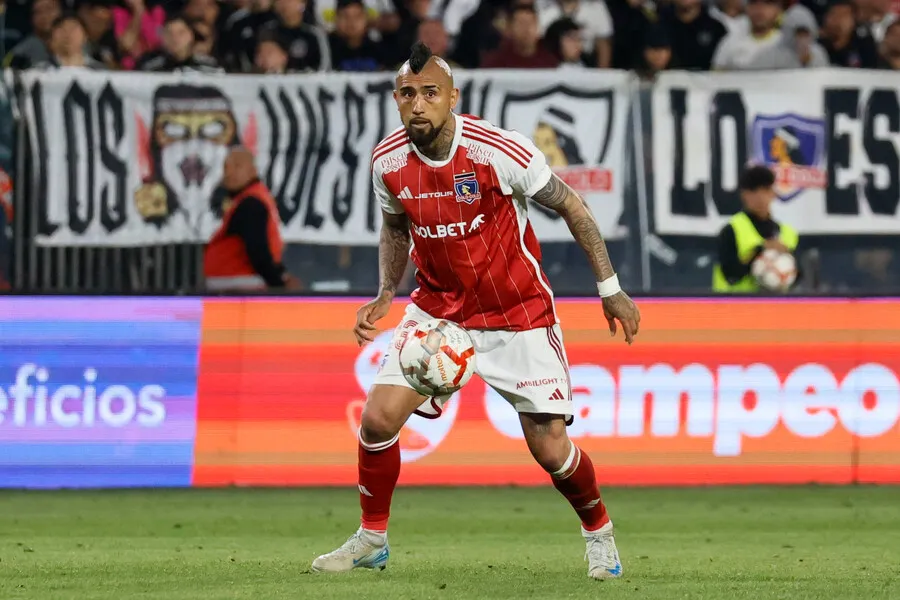 Arturo Vidal palpita el duelo entre Colo Colo y Huachipato. Imagen: Dragomir Yankovic/Photosport