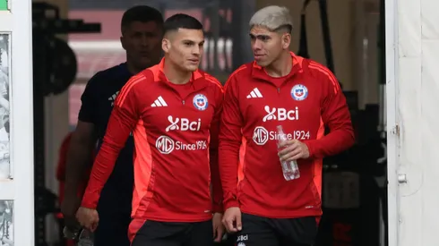 Carlos Palacios y Lucas Cepeda en la Selección