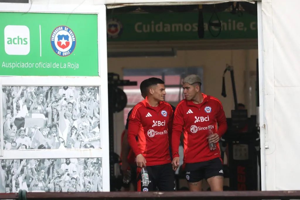 Carlos Palacios y Lucas Cepeda en la Selección